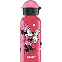 Los mejores  - Sigg Minnie Mouse - Botella para niños (0-4 L- antigoteo- sin BPA- Aluminio)- Color Rosa